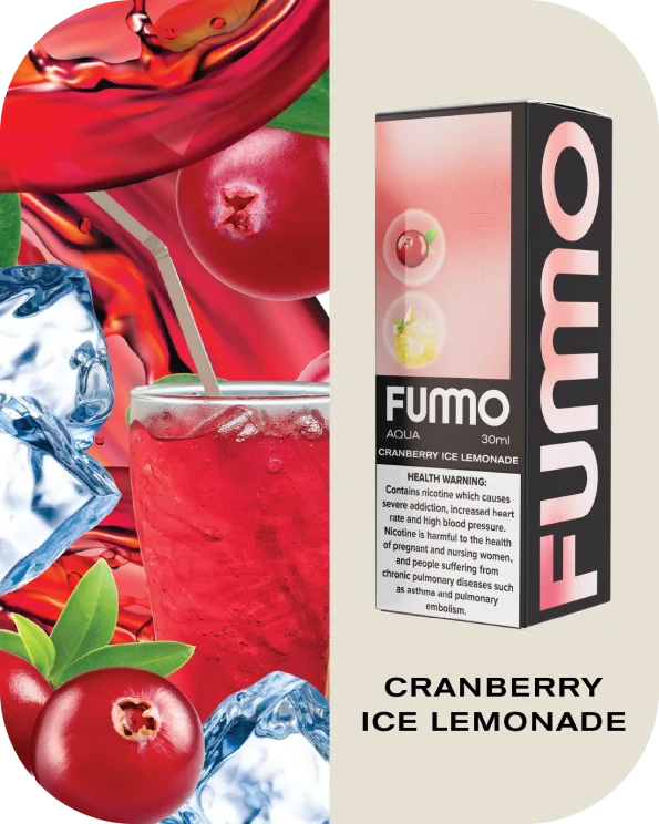 Fummo Aqua Premium Cranberry Ice Lemonade