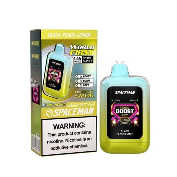 Spaceman 25 000 Black Peach Lemon