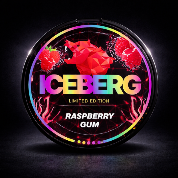 ICEBERG Raspberry Gum 50mg