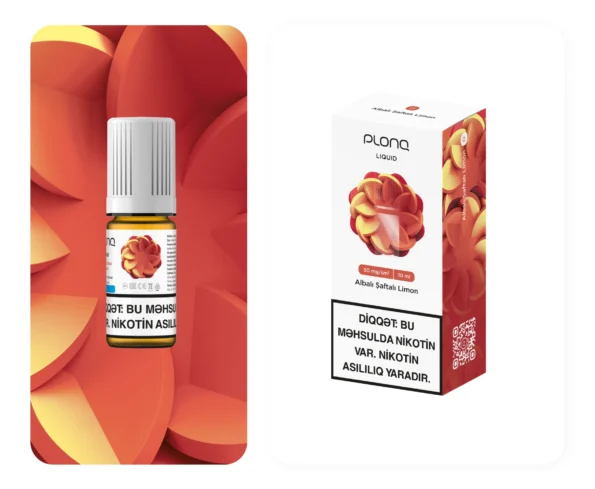 PLONQ Liquids Albalı Şaftalı Limon