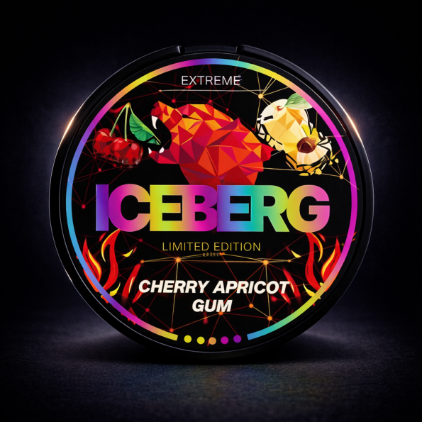 ICEBERG Cherry Apricot Gum 130mg