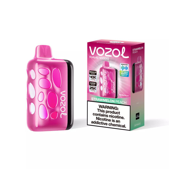 Vozol Rave 40 000 Strawmelon Peach