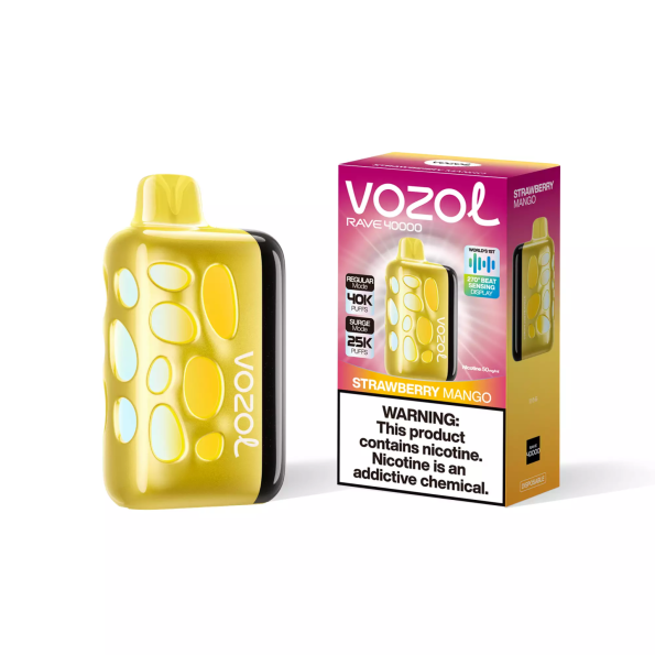 Vozol Rave 40 000 Strawberry Mango