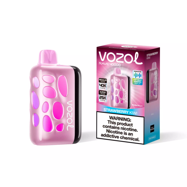 Vozol Rave 40 000 Strawberry Kiwi