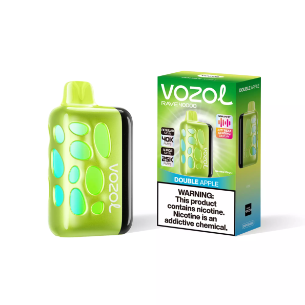 Vozol Rave 40 000 Double Apple