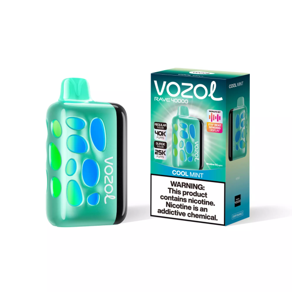 Vozol Rave 40 000 Cool Mint