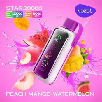 Vozol Star 20 000 Peach Mango Watermelon