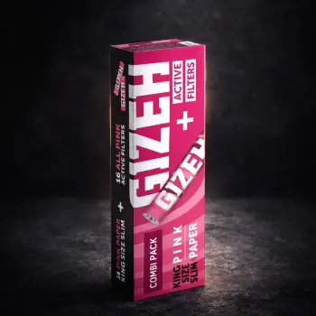 Gizeh Combi Pack Pink KS 34 + 16 Pink Active Tips