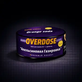 Overdose Portağallı Qazlı İçki 25gr