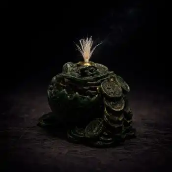 Зелёная Свеча «Денежная Лягушка»