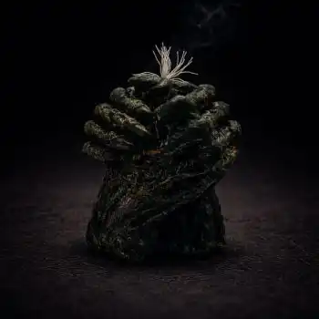 Зелёная Свеча «Защитные Руки»