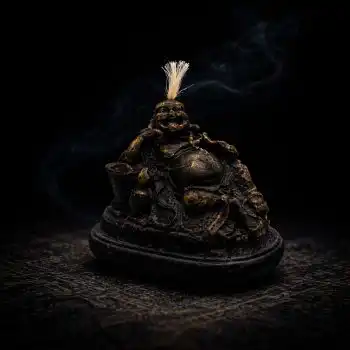 Чёрная Свеча «Будда Изобилия»