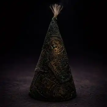 Green “Pyramid – Hidden Energy” Candle