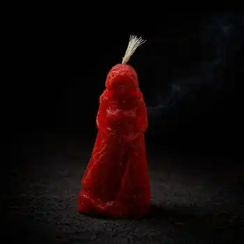 Qırmızı Sirli Qadın Şamı