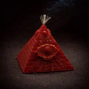 Qırmızı Piramida Göz Şamı