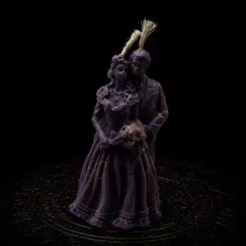 Purple “Loving Couple” Candle