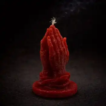 Qırmızı Dua Əlləri Şamı