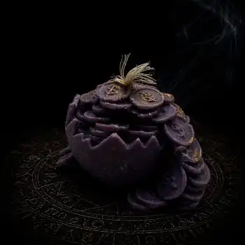 Bənövşəyi “Xəzinə Qazanı” Şamı