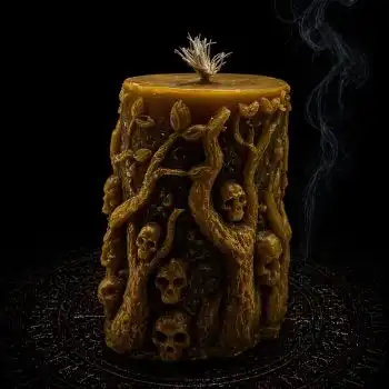 Sarı “Qaranlıq Meşə” Şamı